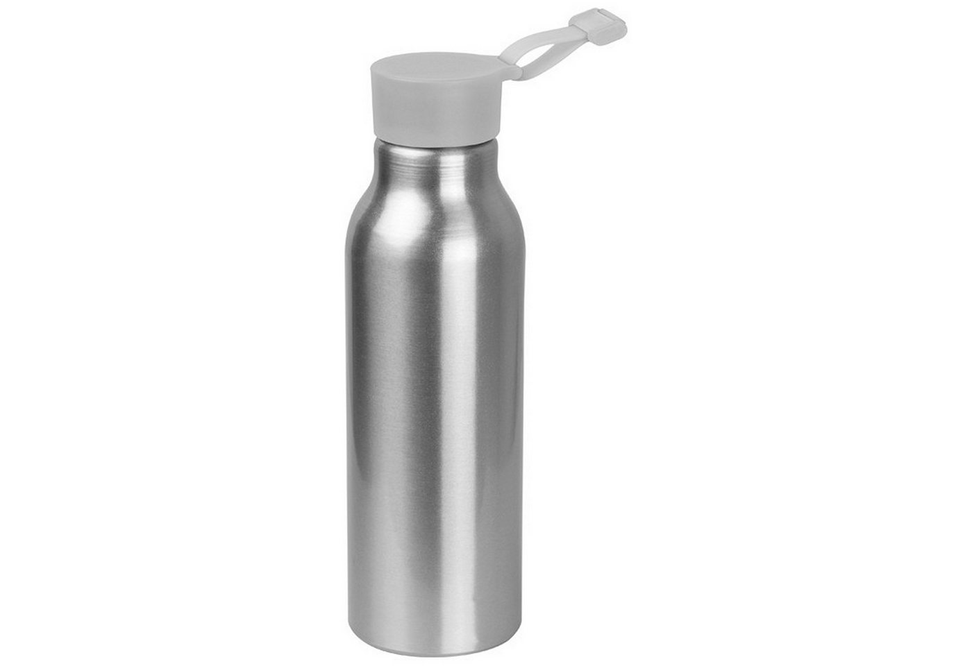 Livepac Office Trinkflasche Alu Trinkflasche / Füllvermögen von 600 ml / mit silbergrauen Silikond von Livepac Office