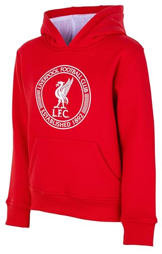 Liverpool F.C. Kapuzen-Sweatshirt LFC Offizielle Kollektion – Kindergröße Jungen 10 Jahre von Liverpool FC
