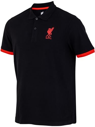 Liverpool F.C. Poloshirt LFC Offizielle Kollektion, Schwarz , L von Liverpool FC