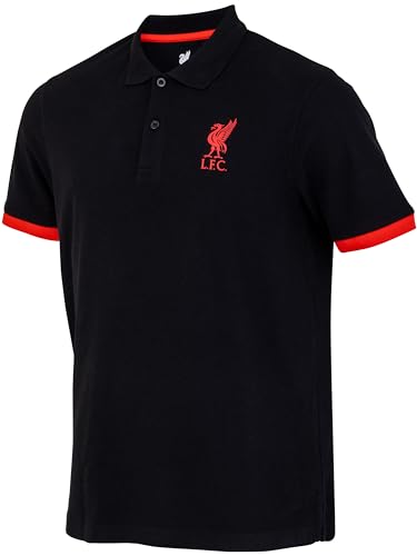 Liverpool F.C. Poloshirt LFC Offizielle Kollektion, Schwarz , S von Liverpool FC