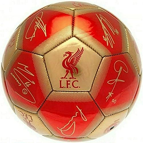 Liverpool FC Fußball 2020/21, offizielles Geschenk, Größe 5, für Erwachsene, Rot von Liverpool FC