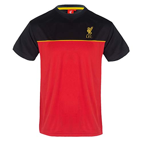 Liverpool FC - Herren Trainingstrikot aus Polyester - Offizielles Merchandise - Geschenk für Fußballfans - Schwarz - XXL von Liverpool FC
