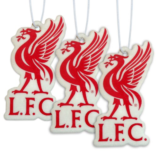 Liverpool FC Lufterfrischer, mit Vereinslogo, offizielles Lizenzprodukt, 3er-Packung von Liverpool FC
