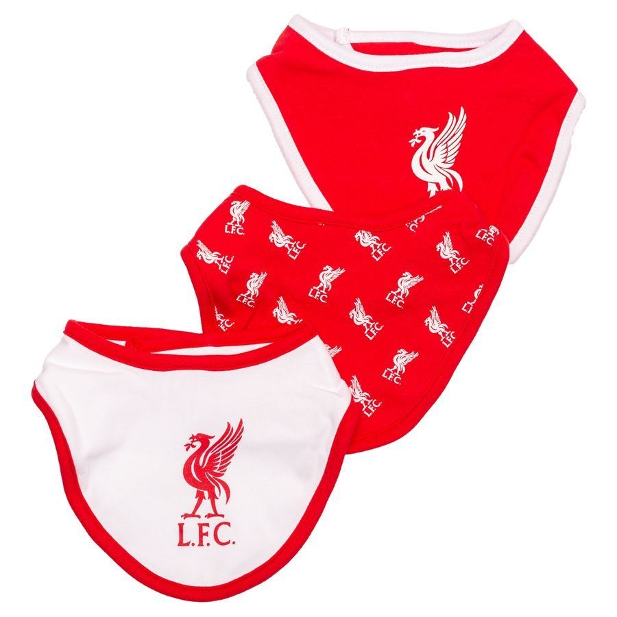 Liverpool Lätzchen Liverbird 3er-Pack - Rot/Weiß Kinder von Liverpool FC