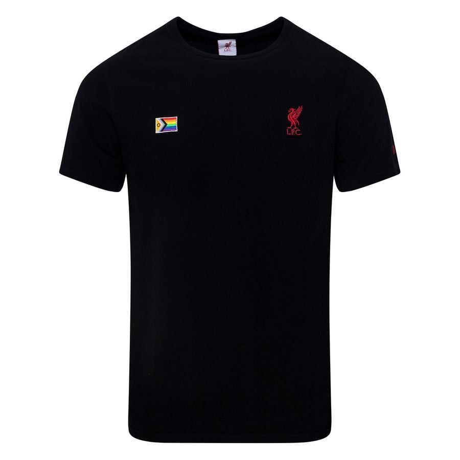 Liverpool T-Shirt Pride Flagge - Schwarz von Liverpool FC