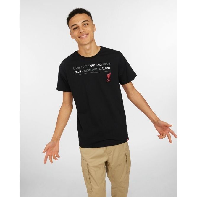 Liverpool T-Shirt Slogan LFC - Schwarz von Liverpool FC