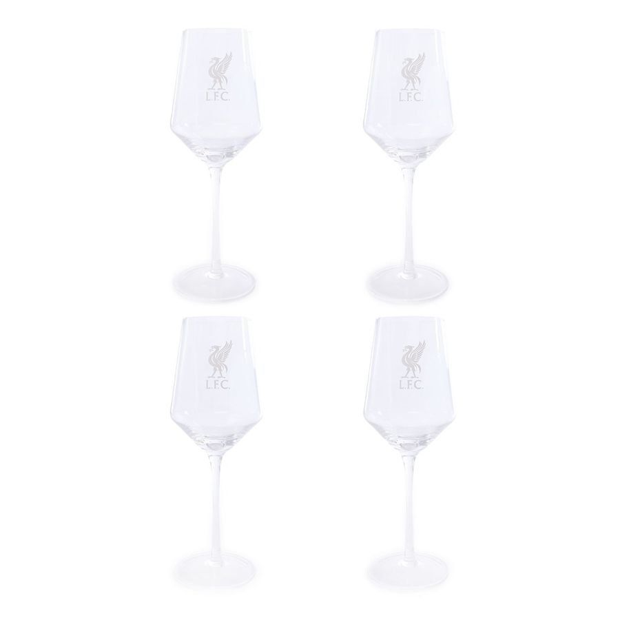 Liverpool Wine Glasses Liverbird 4er-Pack - Grau Liverpool Wine Glasses Liverbird 4er-Pack - Grau von Liverpool FC