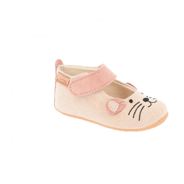 Living Kitzbühel - Baby's Ballerina Maus - Hüttenschuhe Gr 21 beige von Living Kitzbühel