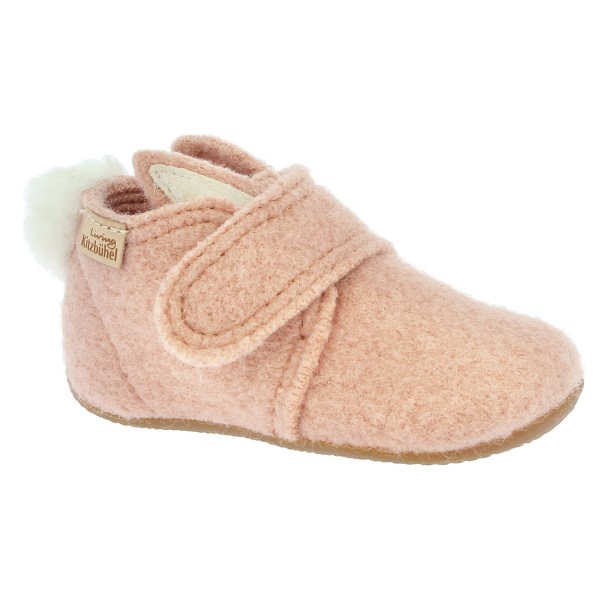 Living Kitzbühel - Baby's Klettschuh Hase mit Ohren - Hüttenschuhe Gr 28 beige von Living Kitzbühel