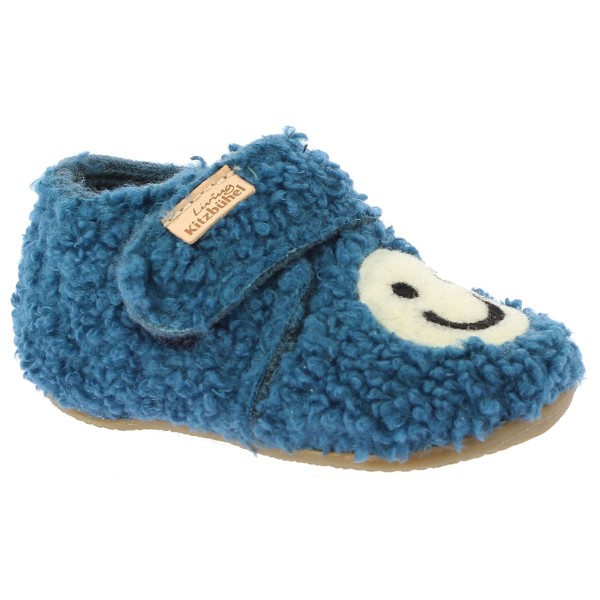 Living Kitzbühel - Baby's Klettschuh Smiley - Hüttenschuhe Gr 28 blau von Living Kitzbühel