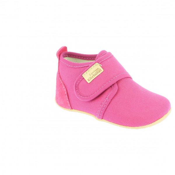 Living Kitzbühel - Baby's Klettschuh Unifarben - Hüttenschuhe Gr 30 rosa von Living Kitzbühel