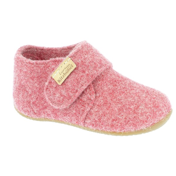 Living Kitzbühel - Babyklettschuh Filz - Hüttenschuhe Gr 26 rosa von Living Kitzbühel