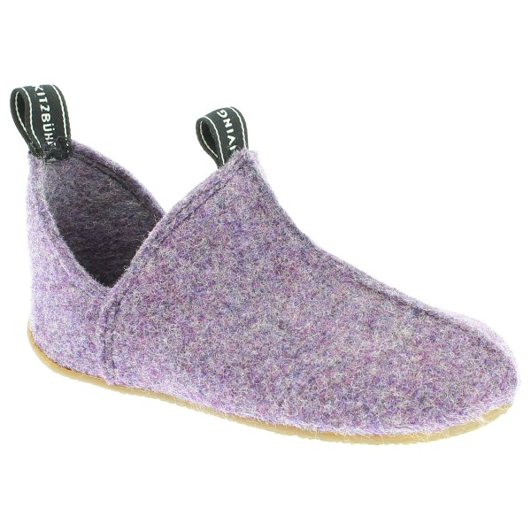 Living Kitzbühel - Kid's Slipper Filz mit Mittelnaht - Hüttenschuhe Gr 25 lila von Living Kitzbühel