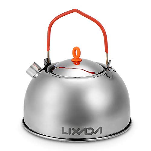 Lixada 0.6L Edelstahl Teekessel Tragbare Outdoor Camping Wandern Wasserkocher Teekanne Kaffeekanne Lixada 0.6L Edelstahl Teekessel Tragbare Outdoor Camping Wandern Wasserkocher Teekanne Kaffeekanne von Lixada