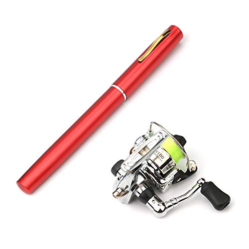 Lixada 1 Mt / 1,4 Mt Tasche Faltbare Angelrute Reel Combo Mini Pen Angelrute Kit Teleskop Angelrute Spinnrolle Combo Kit von Lixada