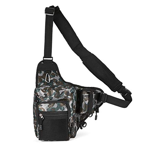 Lixada 32 x 39 x 12 cm Ködertasche Angeltasche Werkzeugtasche Multifunktions Sport Outdoor Camping Wandern Bergsteigen von Lixada