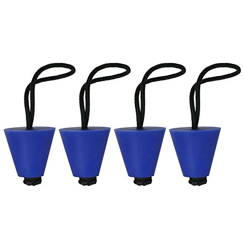 Lixada 4PCS Kayak Scupper Steckerkit,Beste Universal Kayak Scupper Steckerkit Kanu Abflusslöcher Stopper Bung von Lixada