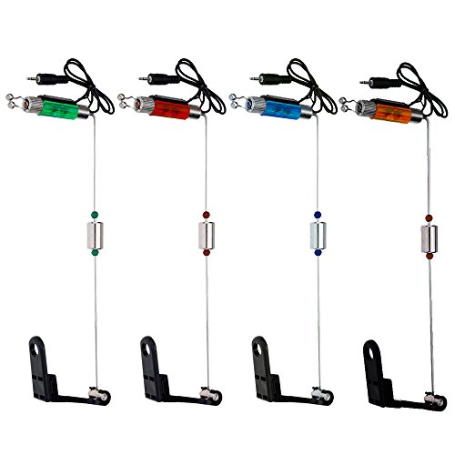 Lixada Angelaufhänger, LED-Bissanzeiger, 4 Stück Lixada Angelaufhänger, LED-Bissanzeiger, 4 Stück von Lixada