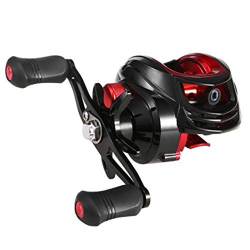 Lixada Baitcasting-Rolle 18 + 1BB Kugellager Baitcasting-Angelrolle Hohe Geschwindigkeit 7,2: 1 Übersetzungsverhältnis Magnetisches Bremssystem Baitcaster-Rolle Lixada Baitcasting-Rolle 18 + 1BB Kugellager Baitcasting-Angelrolle Hohe Geschwindigkeit 7,2: 1 Übersetzungsverhältnis Magnetisches Bremssystem Baitcaster-Rolle von Lixada