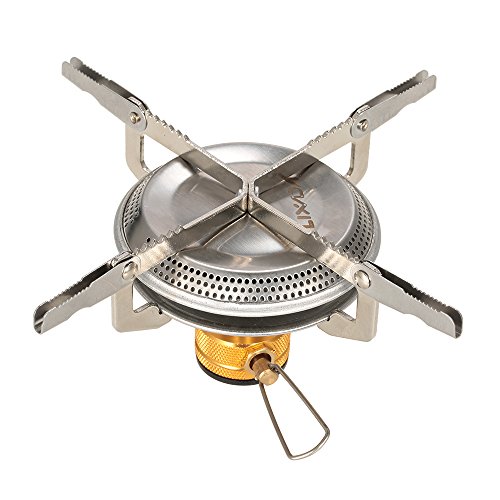 Lixada Camping Gaskocher, Tragbares Campingkocher, Gaskocher Klein 3500W, Faltbarer Rucksack Outdoor Kocher mit Aufbewahrungstasche, für Camping, Wandern, BBQ, Picknick Lixada Camping Gaskocher, Tragbares Campingkocher, Gaskocher Klein 3500W, Faltbarer Rucksack Outdoor Kocher mit Aufbewahrungstasche, für Camping, Wandern, BBQ, Picknick von Lixada