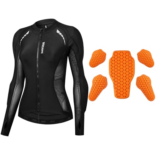 Lixada Damen-Motorradjacke mit Panzerung, CE2-zertifizierter Schutz, gut sichtbare Mesh-Reitjacke für Damen, Mesh-Motorradjacke, gepanzerte Jacke von Lixada