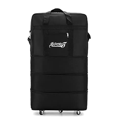 Lixada Erweiterbarer Faltbarer Koffer zusammenklappbare rollende Reisegepäcktasche für Männer und Frauen von Lixada