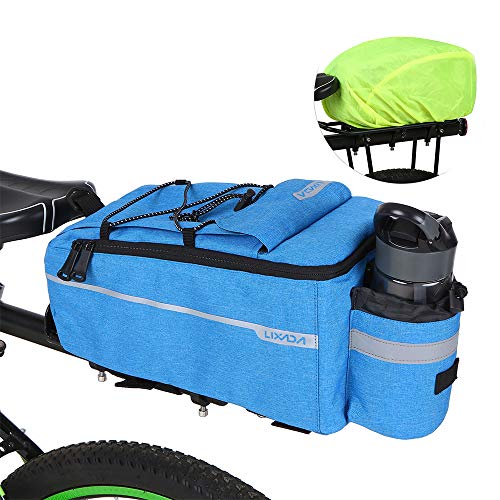 Lixada Fahrrad Gepäckträgertasche mit Regenschutz, Fahrrad Sitz Multifunktionale Isolierte Stammkühltasche,Umhängetasche, 29 * 16 * 17cm Lixada Fahrrad Gepäckträgertasche mit Regenschutz, Fahrrad Sitz Multifunktionale Isolierte Stammkühltasche,Umhängetasche, 29 * 16 * 17cm von Lixada