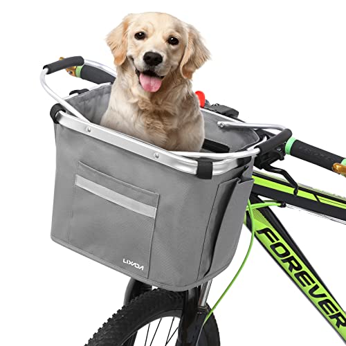 Lixada Fahrradkorb Fahrrad Vorne Faltbarer Hängekorb Abnehmbarer Wasserdicht Lenker Haustier Bikebasket Gepacktasche Lixada Fahrradkorb Fahrrad Vorne Faltbarer Hängekorb Abnehmbarer Wasserdicht Lenker Haustier Bikebasket Gepacktasche von Lixada