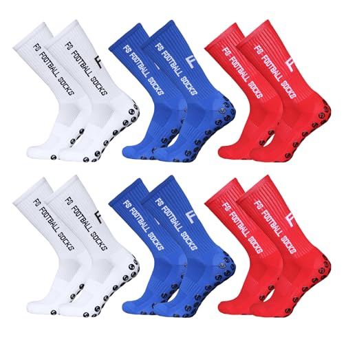 Lixada Fussball Socken Grip Socken 39-46 Fussball Herren DREI Paare Sportsocken Größe Outdoor Sport Laufsocken Kompressionsstretch für Basketball Hockey Laufen Bergsteigen Marathons,6 Paar Lixada Fussball Socken Grip Socken 39-46 Fussball Herren DREI Paare Sportsocken Größe Outdoor Sport Laufsocken Kompressionsstretch für Basketball Hockey Laufen Bergsteigen Marathons,6 Paar von Lixada