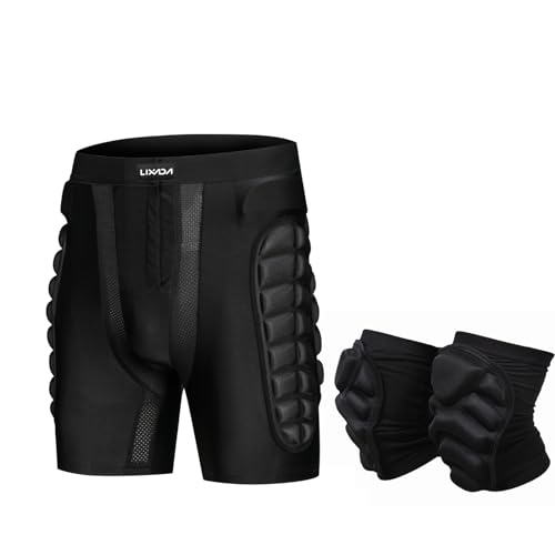Lixada Gepolsterte 3D-Shorts, stoßfest, langlebig, für Skateboard, Snowboard, Skaten, Skifahren Lixada Gepolsterte 3D-Shorts, stoßfest, langlebig, für Skateboard, Snowboard, Skaten, Skifahren von Lixada