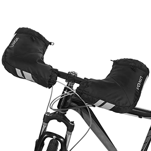 Lixada Handwärmer Fahrradlenker Lenkerstulpen Lenker Winddicht wasserdichte Winter Fahrradhandschuhe Einfach zu tragen für MTB/Elektrofahrräder/Motorrad/Fahrrad Lixada Handwärmer Fahrradlenker Lenkerstulpen Lenker Winddicht wasserdichte Winter Fahrradhandschuhe Einfach zu tragen für MTB/Elektrofahrräder/Motorrad/Fahrrad von Lixada