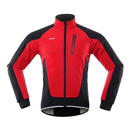 Lixada Herren Fahrradjacke, Wasserdicht Winddicht Thermal Fleece Fahrradtrikot MTB Fahrradfahren Laufen Herbst Winter Jackenmantel für Radfahren Laufen Bergsteigen Lixada Herren Fahrradjacke, Wasserdicht Winddicht Thermal Fleece Fahrradtrikot MTB Fahrradfahren Laufen Herbst Winter Jackenmantel für Radfahren Laufen Bergsteigen von Lixada