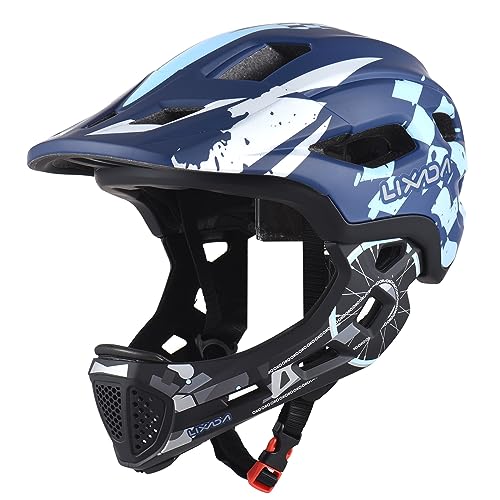 Lixada Fahrradhelm Kinder Helm Fullface Abnehmbar Unisex 50-56cm Children's Helmet 2-In-2 Integrated Größenverstellbar- Mit Abnehmbarem Kinnschutz Helmet inliner Für Fahrräder, Skateboards Lixada Fahrradhelm Kinder Helm Fullface Abnehmbar Unisex 50-56cm Children's Helmet 2-In-2 Integrated Größenverstellbar- Mit Abnehmbarem Kinnschutz Helmet inliner Für Fahrräder, Skateboards von Lixada