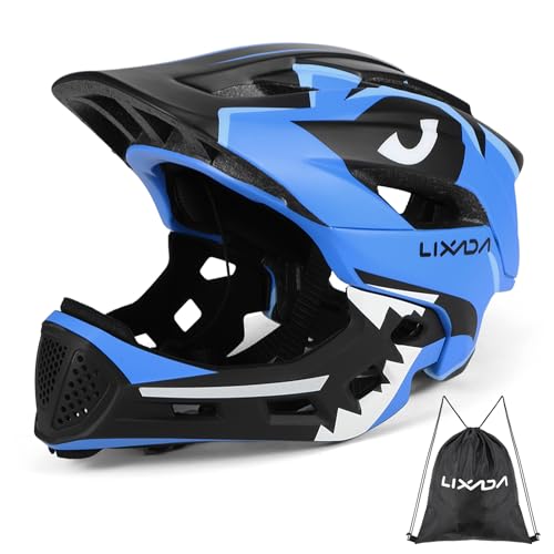 Lixada Kinderhelm, Kinder Fahrradhelm, Integrierter Helm mit Abnehmbarem Kinnschutz Kindersport Schutzhelm zum Radfahren Skateboarden Rollschuhlaufen Lixada Kinderhelm, Kinder Fahrradhelm, Integrierter Helm mit Abnehmbarem Kinnschutz Kindersport Schutzhelm zum Radfahren Skateboarden Rollschuhlaufen von Lixada