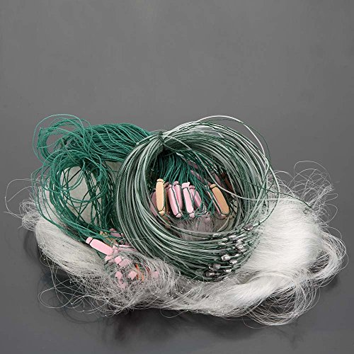 Lixada Monofilament Fischernetz, 25m, 3 Schichten mit Float Lixada Monofilament Fischernetz, 25m, 3 Schichten mit Float von Lixada