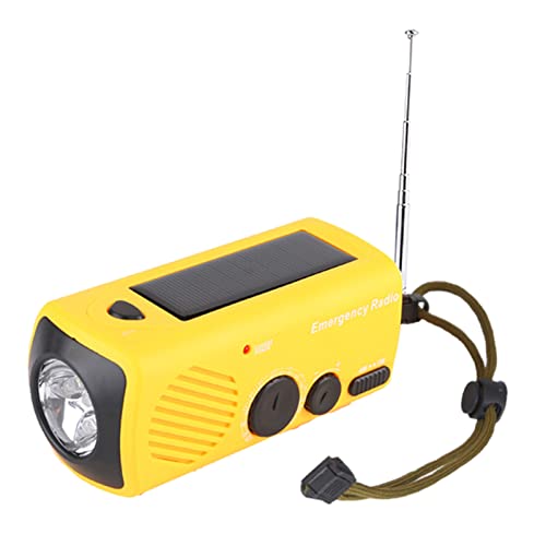 Lixada Nigecue Solar Radio, Tragbares Solarladegerät, Handkurbel, wiederaufladbares USB-Radio mit Taschenlampe, SOS-Alarm, AM/FM-Handy-Ladegerät für Camping, Survival, Reisen, Notfall Lixada Nigecue Solar Radio, Tragbares Solarladegerät, Handkurbel, wiederaufladbares USB-Radio mit Taschenlampe, SOS-Alarm, AM/FM-Handy-Ladegerät für Camping, Survival, Reisen, Notfall von Lixada