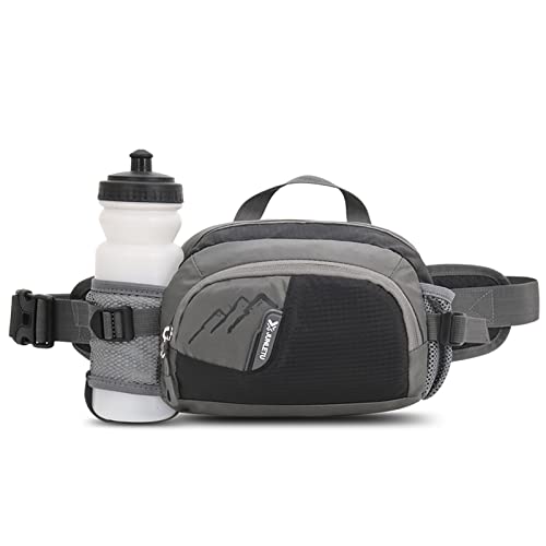 Lixada Outdoor-Sport-Gürteltasche mit Flaschenhalter, Bauchtasche für Damen und Herren, Atmungsaktiv Sport Hüfttasche für Radfahren, Laufen, Wandern, Marathon, Bauchtasche, Trinkgürtel Schwarz Lixada Outdoor-Sport-Gürteltasche mit Flaschenhalter, Bauchtasche für Damen und Herren, Atmungsaktiv Sport Hüfttasche für Radfahren, Laufen, Wandern, Marathon, Bauchtasche, Trinkgürtel Schwarz von Lixada