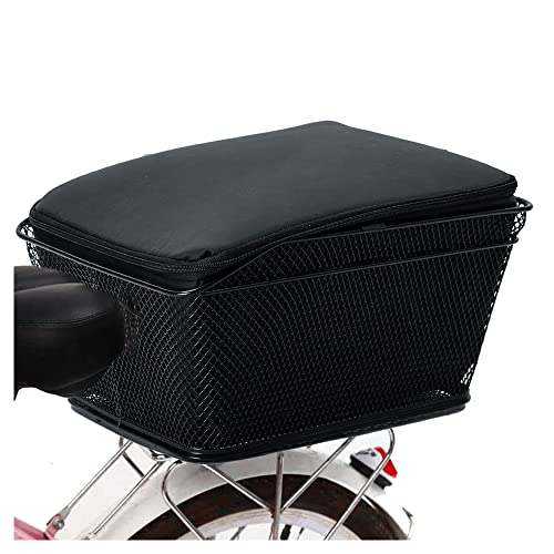 Lixada Panier de Vélo Arrière Universel Pour Adultes, Panier de Vélo Arrière en Filet Panier de Vélo en Fil Métallique de Grande capacité Couverture De Pluie Imperméable Lixada Panier de Vélo Arrière Universel Pour Adultes, Panier de Vélo Arrière en Filet Panier de Vélo en Fil Métallique de Grande capacité Couverture De Pluie Imperméable von Lixada