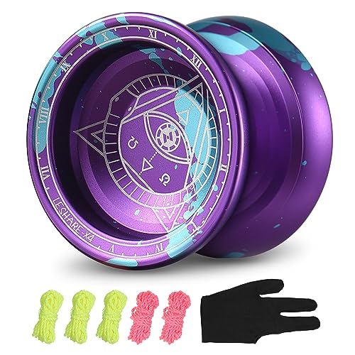 Lixada Professionelles Yoyo Competitive Aluminium Yoyo Ball mit 5 Schnüren und HandschuhZwei Sätze von Lagern, Nicht ansprechende Lager/empfindliche Lager Yo-Yo für Anfänger und professionelle Spieler Lixada Professionelles Yoyo Competitive Aluminium Yoyo Ball mit 5 Schnüren und HandschuhZwei Sätze von Lagern, Nicht ansprechende Lager/empfindliche Lager Yo-Yo für Anfänger und professionelle Spieler von Lixada