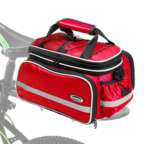 Lixada Fahrrad Gepäckträgertasche, wasserdichte Fahrradtaschen für Gepäckträger, Mehrere Fächer, mit Tragegriff und Schultergurt, 10L-25L Gepäckträgertasche, 33 * 23 * 26 cm, Schnell Abnehmbare Lixada Fahrrad Gepäckträgertasche, wasserdichte Fahrradtaschen für Gepäckträger, Mehrere Fächer, mit Tragegriff und Schultergurt, 10L-25L Gepäckträgertasche, 33 * 23 * 26 cm, Schnell Abnehmbare von Lixada