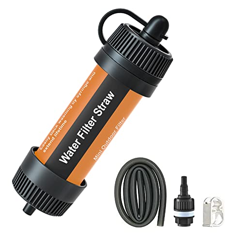 Lixada Wasserfilter Strohhalm Outdoor Tragbarer Wasserreiniger Überlebensausrüstung für Camping Wandern Rucksackreisen Notfallvorsorge Lixada Wasserfilter Strohhalm Outdoor Tragbarer Wasserreiniger Überlebensausrüstung für Camping Wandern Rucksackreisen Notfallvorsorge von Lixada