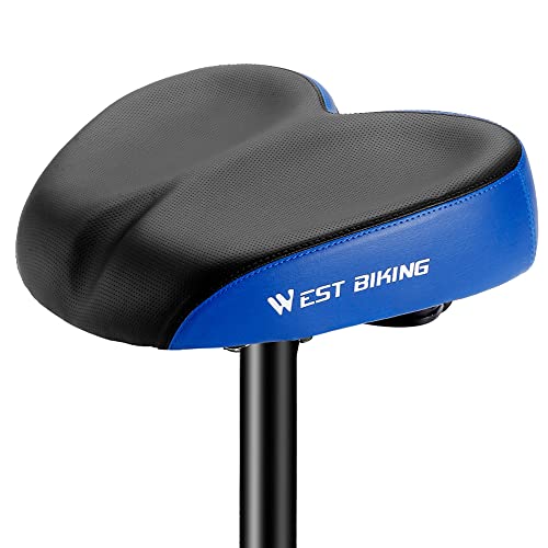 Lixada West Biking Ergonomischer Fahrrad-Ersatzsattel, weich, breiter, Dicker, Rennrad-Kissen, Langstreckenfahrten, bequem, stoßfest, Fahrradsitze Lixada West Biking Ergonomischer Fahrrad-Ersatzsattel, weich, breiter, Dicker, Rennrad-Kissen, Langstreckenfahrten, bequem, stoßfest, Fahrradsitze von Lixada