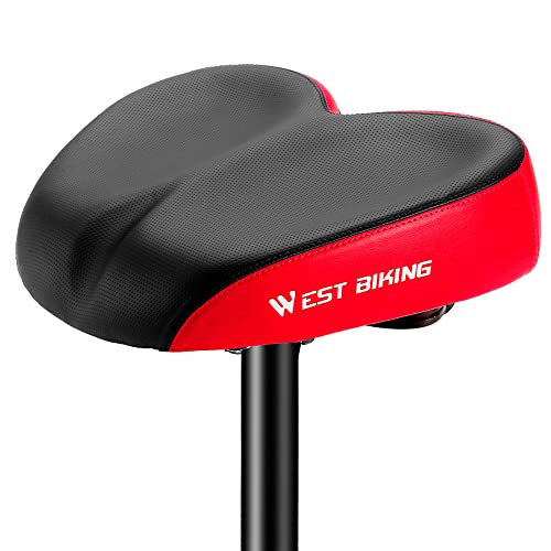 Lixada West Biking Ergonomischer Fahrrad-Ersatzsattel, weich, breiter, Dicker, Rennrad-Kissen, Langstreckenfahrten, bequem, stoßfest, Fahrradsitze Lixada West Biking Ergonomischer Fahrrad-Ersatzsattel, weich, breiter, Dicker, Rennrad-Kissen, Langstreckenfahrten, bequem, stoßfest, Fahrradsitze von Lixada