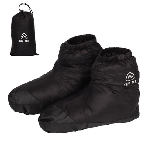 Lixada wasserdichte Daunen-Slipper-Stiefel, leichte Daunensocken, gefüllte Booties, Daunen-Fußbezüge Lixada wasserdichte Daunen-Slipper-Stiefel, leichte Daunensocken, gefüllte Booties, Daunen-Fußbezüge von Lixada