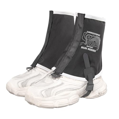 Lixada wasserdichte Gamaschen zum Wandern und Trailrunning. Schwarze, elastische Schuhgamaschen mit DWR, verstellbaren Riemen für Damen-/Herren-Wanderschuhe Lixada wasserdichte Gamaschen zum Wandern und Trailrunning. Schwarze, elastische Schuhgamaschen mit DWR, verstellbaren Riemen für Damen-/Herren-Wanderschuhe von Lixada