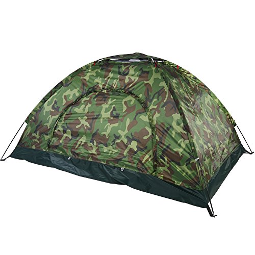 Liyeehao Tragbare Zelte für Camping, Camouflage Leichtes und wasserdichtes Campingzelt, 2 Personen Zelt, für Camping Wandern Liyeehao Tragbare Zelte für Camping, Camouflage Leichtes und wasserdichtes Campingzelt, 2 Personen Zelt, für Camping Wandern von Liyeehao