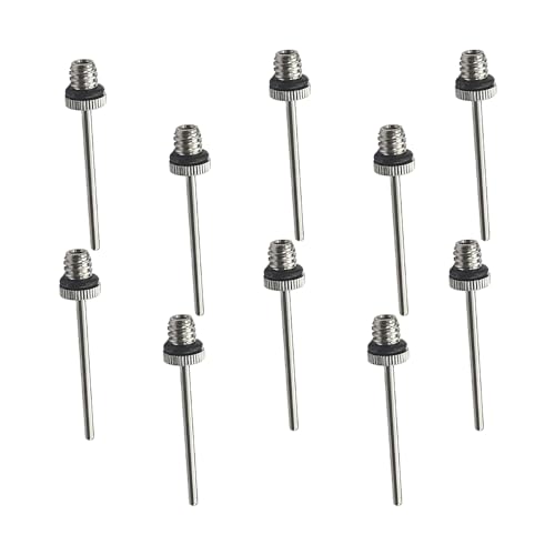 Lmyzcbzl Ball Pumpe Nadel, 10 Pcs Ballpumpe Nadeln, Luftpumpennadel, Doppelloch Aufblasbare Nadel, Ballpumpen-Aufblasnadeln, für Basketball, Volleyball, Rugby, Fußball, Sportbällen Lmyzcbzl Ball Pumpe Nadel, 10 Pcs Ballpumpe Nadeln, Luftpumpennadel, Doppelloch Aufblasbare Nadel, Ballpumpen-Aufblasnadeln, für Basketball, Volleyball, Rugby, Fußball, Sportbällen von Lmyzcbzl