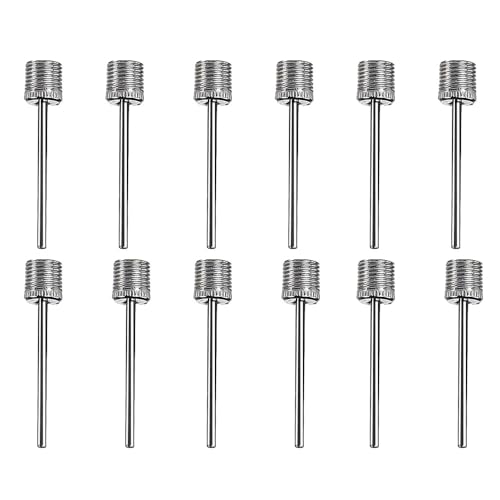 Ball Pumpe Nadel, 12 Pcs Luftpumpennadel, Doppelloch Aufblasbare Nadel, Ballpumpen-Aufblasnadeln, für Basketball, Volleyball, Rugby, Fußball, Sportbällen Ball Pumpe Nadel, 12 Pcs Luftpumpennadel, Doppelloch Aufblasbare Nadel, Ballpumpen-Aufblasnadeln, für Basketball, Volleyball, Rugby, Fußball, Sportbällen von Lmyzcbzl