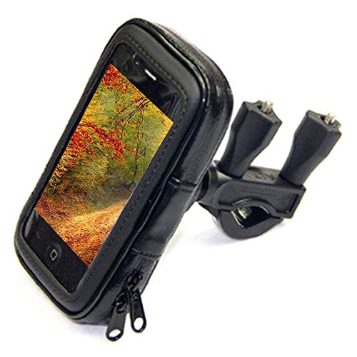 Lmzzdld Fahrrad wasserdichte Handy Halterung Fahrrad Handy Tasche wasserdichte Halterung Handy Aufbewahrungs Tasche Dual Use Doppel Twist Basis L von Lmzzdld