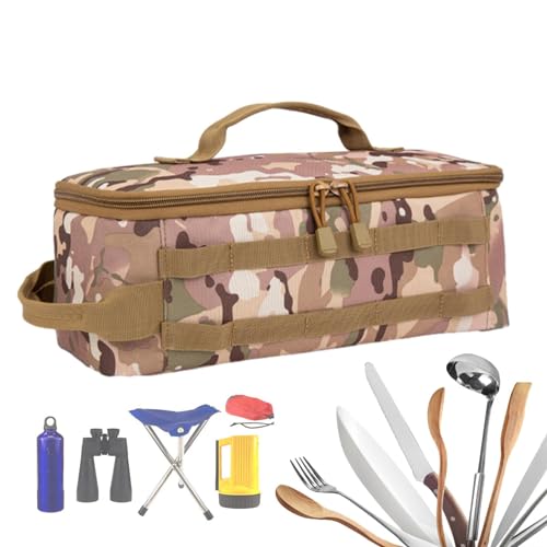 Lnhgh Werkzeugaufbewahrungstasche, Werkzeugtaschen-Organizer | Tragetasche für Outdoor-Ausrüstung mit Reißverschlüssen und Griff - Werkzeugtasche, Tragetasche für Outdoor-Ausrüstung, Organizer für von Lnhgh